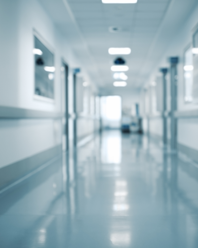 Interior de un hospital privado